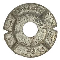7/8" Malleable Iron (Western) Washer, Zinc